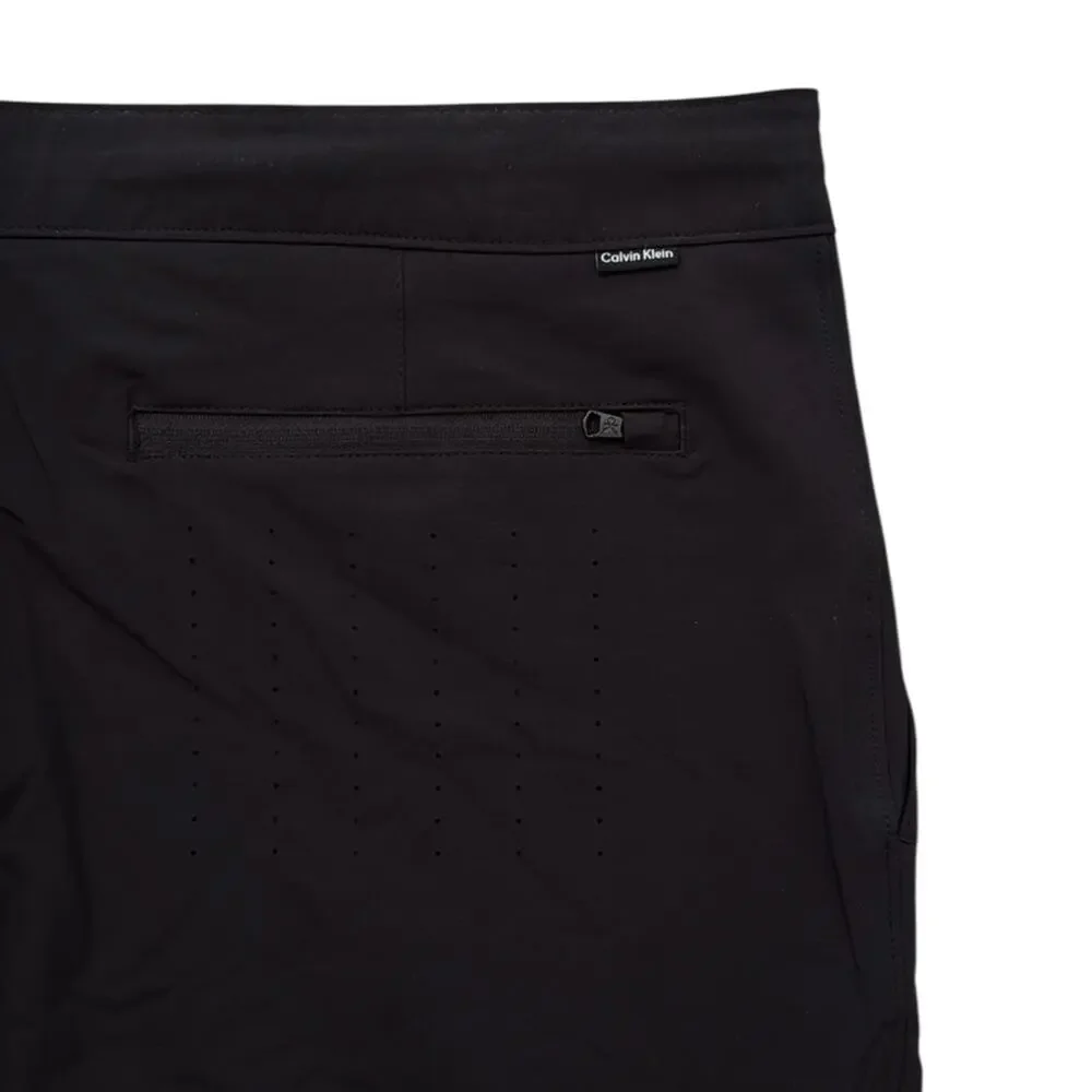 Calvin Klein Hybrid Shorts Swim Black Swimwear Size XXL Stretch UPF Quick Dry